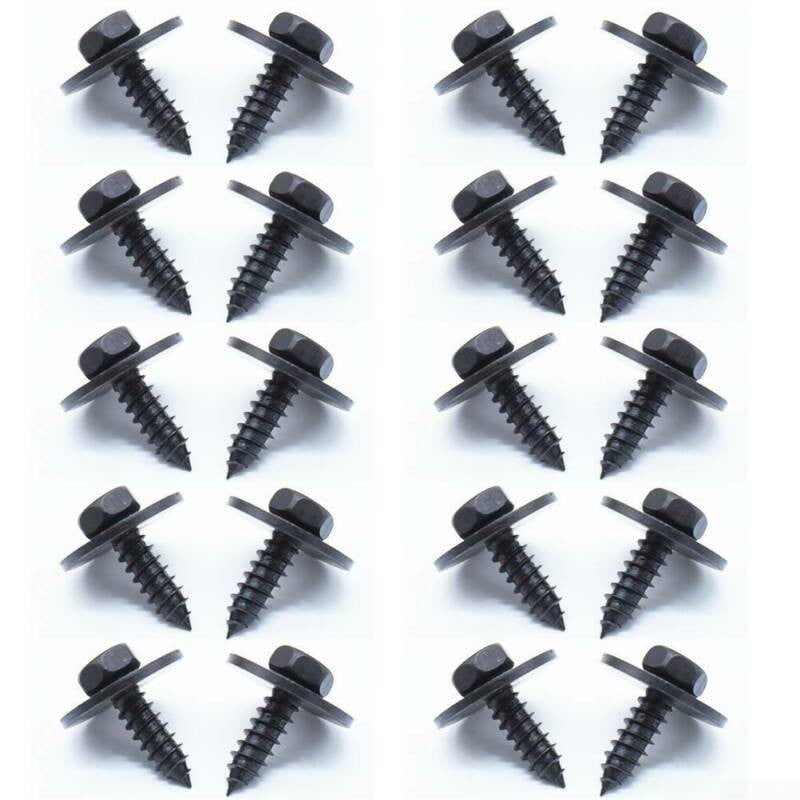 50pc Bumper Fender Splash Shield Rivets Clips Bolts Screws For BMW M6 Gran Coupe